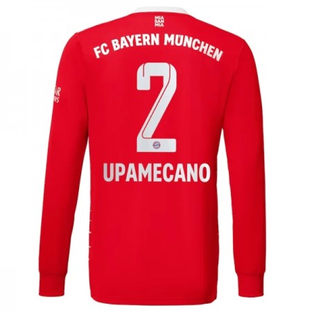 Jalkapallo Pelipaidat/Peliasut FC Bayern München Upamecano 2 Kotipelipaita 2022-23 Pitkähihainen